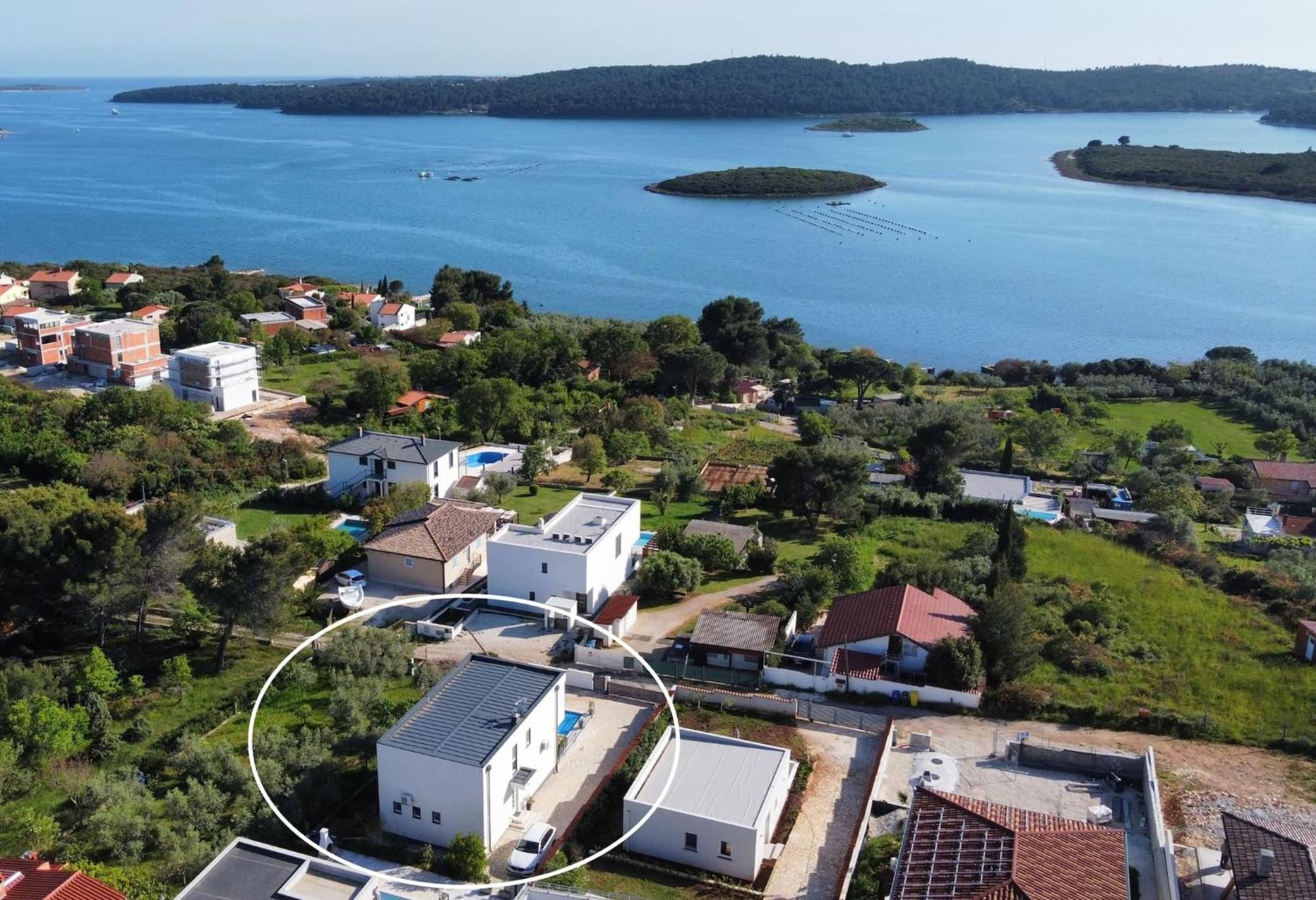 Villa Pura Vida With Sea View Pula Exteriér fotografie